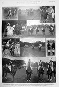Old Polo Eaton Hall Sculling R Arnst E Barry Tetcott Otterhounds 1910 20th