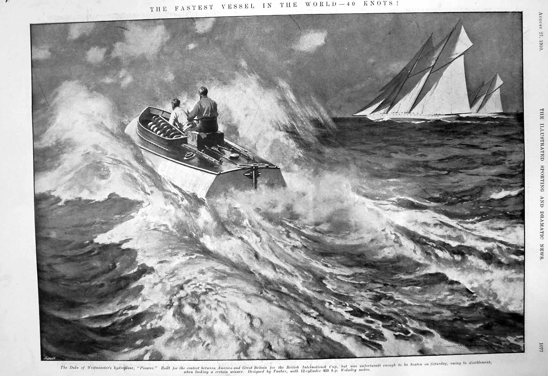 Old Duke Westminsters Hydroplane Pioneer Secret Myrto Palace Theatre1
