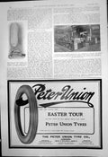 Antique Print Continental Tyre Co Stand Olympia Half Airship Monoplane 1910