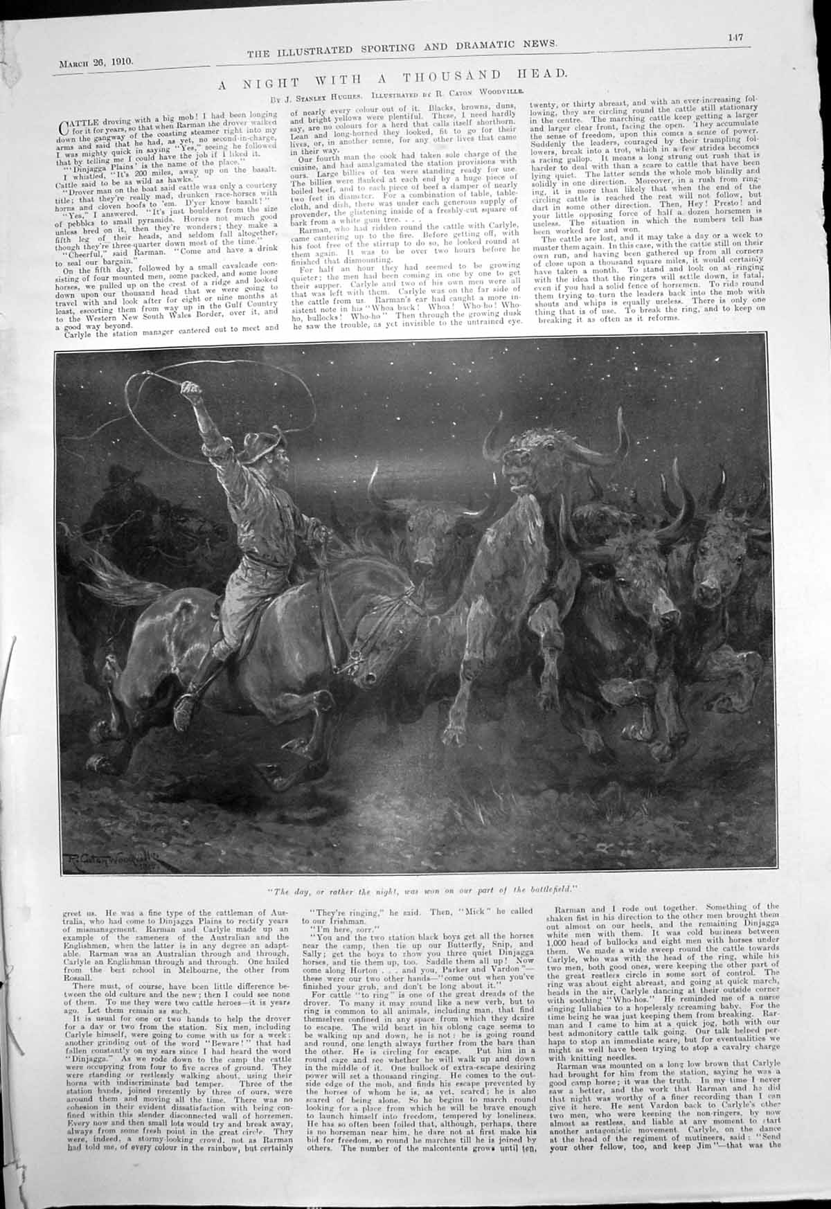Old Night With Thousand Head Battle E F Schiff Cinderello Lemco 1910 20th