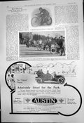 Old Brooklands Motor Cycling H Martin C Bennett Austin Motor Cars1910 20th