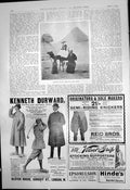 Antique Print Egyptian Travel Beauty Sphinx Kenneth Durward Overcoats 1910 20th