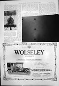 Old Print Launcelot Gibbs English Aviator Wolseley Siddeley 1910 Damaged 20th