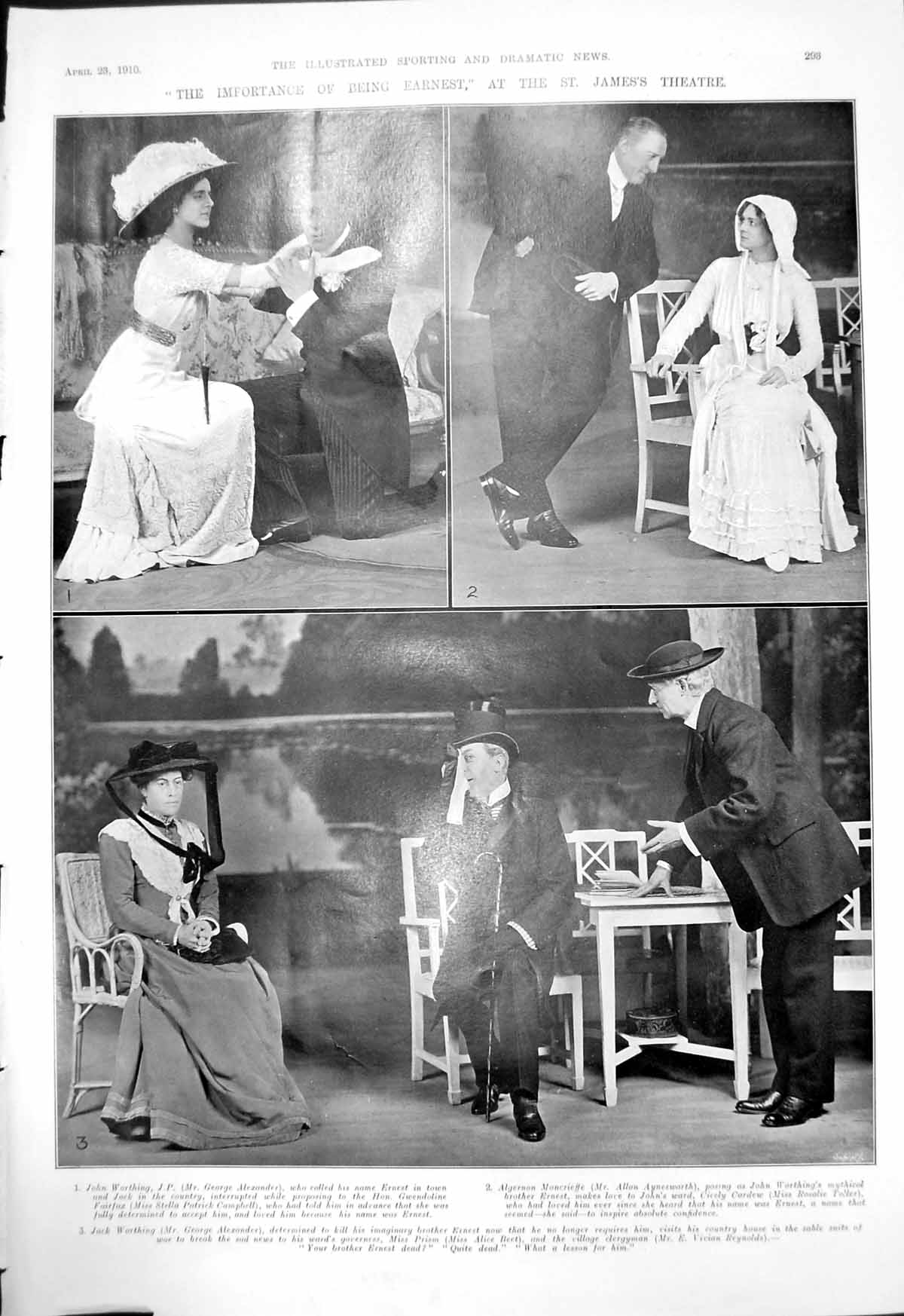 Old Importance Being Earnest Allan Aynesworth Shooting Wild Bison1910 20th
