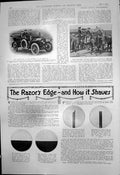 Old Alfred Lester Arcadians Napier Car Newmarket Guineas Meeting 1910 20th
