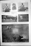 Old E Weston J Phelps John O'Neill Scullers P Mead Cricket Lords 1910 20th