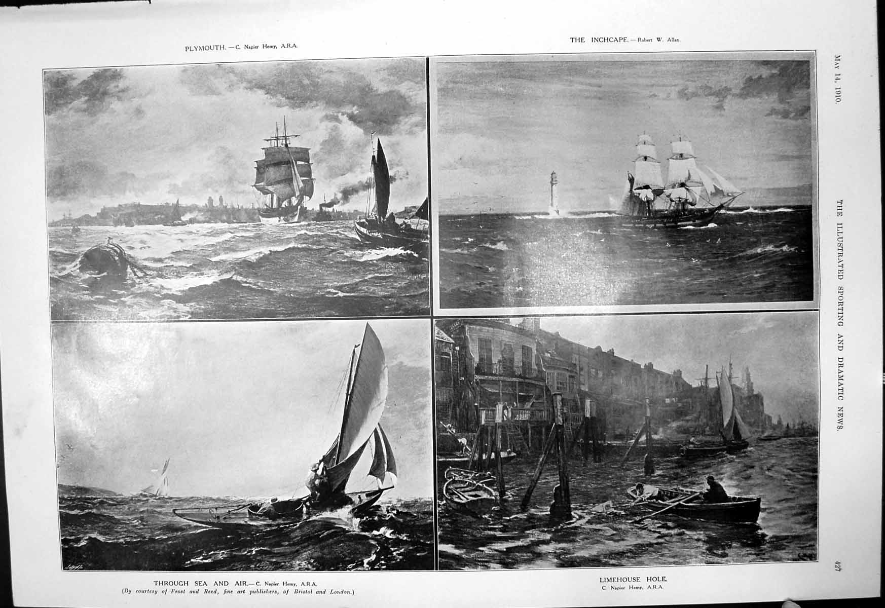 Old Plymouth Inchcape Limehouse Hole Herring Season Gt Yarmouth 1910 20th