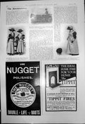 Antique Print Walter Winan Pony Tonbridge Dog Show Misses Ashton Cross 1910