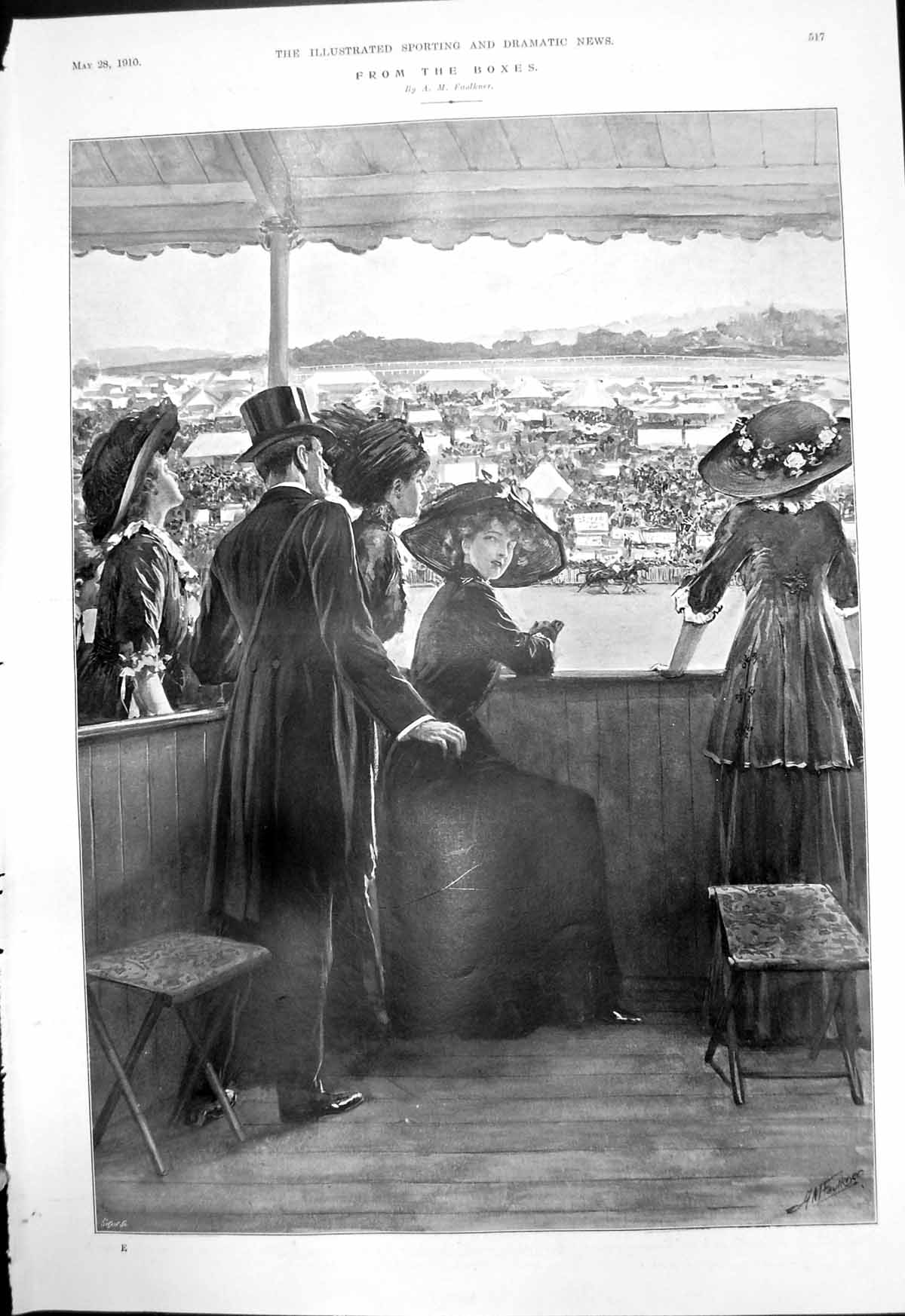 Old Print From Boxes A Faulkner Sweets Bitters Game Racing Favourite 1910 20th