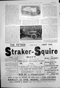 Antique Print Brooklands R Feddon Straker Squire O Thompson Austin Car 1910