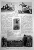 Antique Old Print Richmond Horse Show Confidence Golf St Andrews R Jones 1910