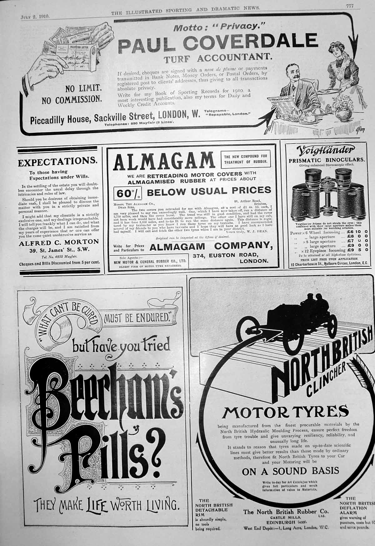 Antique Old Print Almagam Rubber Motor Covers Archibald Thorburn S Birds 1910