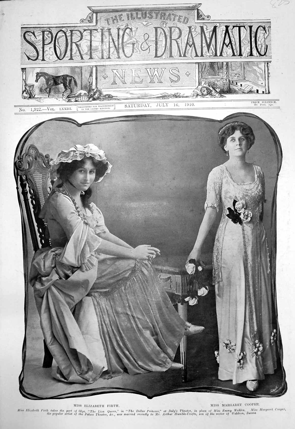 Old Elizabeth Firth Dollar Princess Margaret Cooper A Humble-Crofts 19th