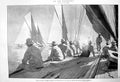 Old Print In Drums C Padday Yacht Racing Dauntless Cambria Atlantic 1910 20th