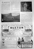 Antique Print Golfing Ladies Ballycastle Co Antrim Buxton Mountain Spa 1910