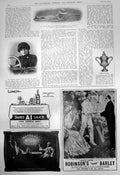 Old Print Rheims Flying Crash Baroness La Roche Bisley Mrs C Woodrow 1910 20th