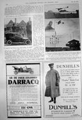 Old Print Wolseley Cabriolet Closed Carriage Drexel Altitude Record 1910 20th