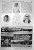 Old Cricket E Kirk G Tattersall S Crofts Goring Streatley Regatta 191 20th