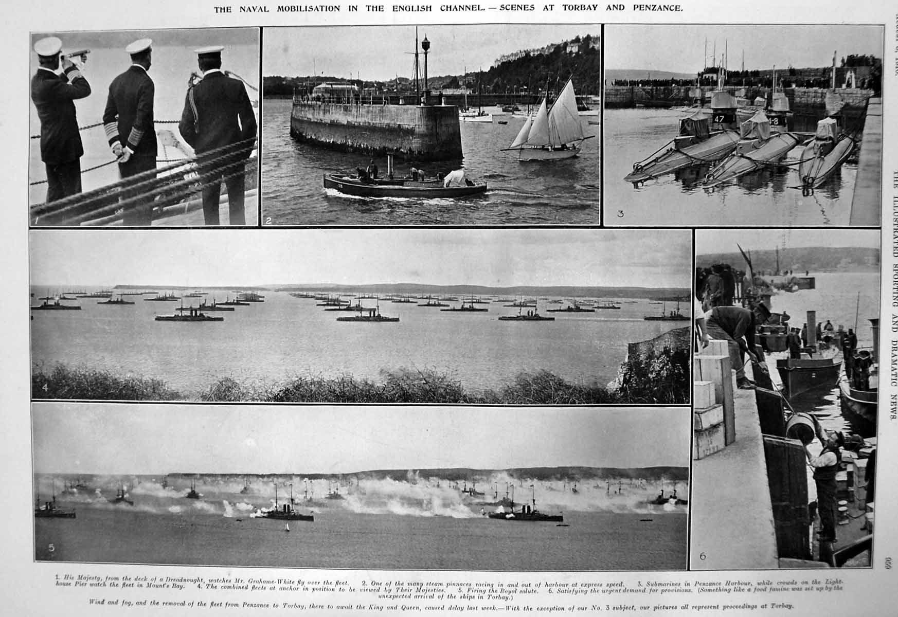 Old Naval Mobilisation Torbay C Ridding Tennis Salmon Netting Leven 20th