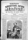 Old 1862 Captain Patten Saunders Champion Pedestrian Bull Fighter Spo Victorian