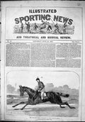 Antique Print 1862 Asteroid Horse Winner Ascot Cup Jockey Sport Ben Herring