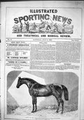 Antique Old Print 1862 Horse Ellington Thoroughbred Society Annual Meeting 19th