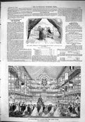 Old 1862 Royal Dramatic College Fete Alphonso Claudina Ladies Stalls Victorian