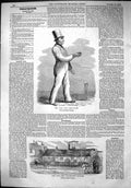 Antique Print 1862 Portrait John Lillywhite Cricket Sport Man Cottage Home 19th
