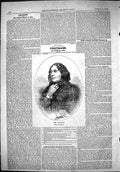 Original Old Antique Print 1863 Portrait Mrs Stirling Beautiful Lady Victorian