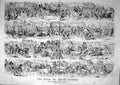 Antique Old Print 1863 Transport Empsom Downs Horse Racing Moore Williamson