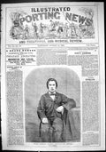 Antique Print 1863 Portrait William Nicholls Champion Pedestrian Australia 19th