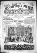 Antique Print 1863 Benefit Green Champion Sculler Australia Surrey Theatre 19th