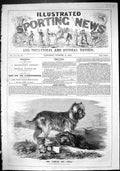 Original Old Antique Print 1863 Famous Dog Twig Property Heald Leeds Victorian