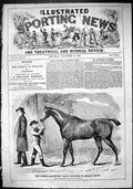 Antique Print 1863 Famous Racehorse Eagle Brother Spread Eagle Sport Horse 19th