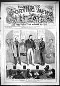 Original Old Antique Print 1863 Tom King Appearance Weston Music Hall Victorian