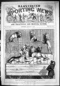 Old 1864 Crocket Performing Lions Agricultural Hall Islington Enterta Victorian