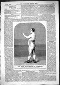Antique Old Print 1864 Portrait Jack Tyler Ex-Pugilist Whitechapel Sport Man