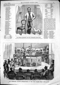 Old 1864 Champion Ratting Sweepstakes Blue Boar'S Head Long Acre Char Victorian