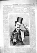 Antique Print 1864 Portrait Joey Jones Eccentric Barnes Lorrimore Walworth 19th