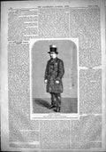 Original Old Antique Print 1864 Portrait Jack Grant Man George Newb Victorian