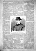Original Old Antique Print 1864 Portrait Young Napper Pugilist Sport Man 19th