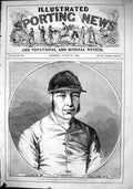 Antique Old Print 1864 England Jockey J. Osborne Sport Man Moore Williamson