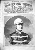 Original Old Antique Print 1864 Portrait England Jockey J. Goater Sport Man