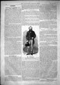 Antique Print 1864 Mr Woodroffe Host Camrbidge Arms Hotel Mace Coburn Match
