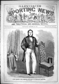 Antique Old Print 1864 Alex Keene Famous Pugilist Private Costume Sport Man