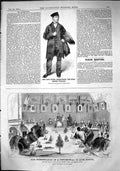 Old 1864 Sport Herrington Pugilist Presentation Testimonial Alec Keen Victorian