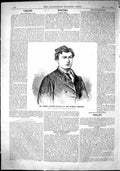 Antique Print 1864 Portrait Mr Henry Gatside Neville Olympic Theatre Actor 19th