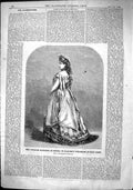 Antique Old Print 1864 Mrs Charles Mathews Medea Planches'S Burlesque Moore