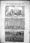 Old 1865 Life London Fortune Teller Garret Carlton House Night Scene Victorian