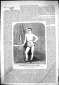 Old Antique Print 1865 John Underwood Celebrated London Pedestrian Sport 19th